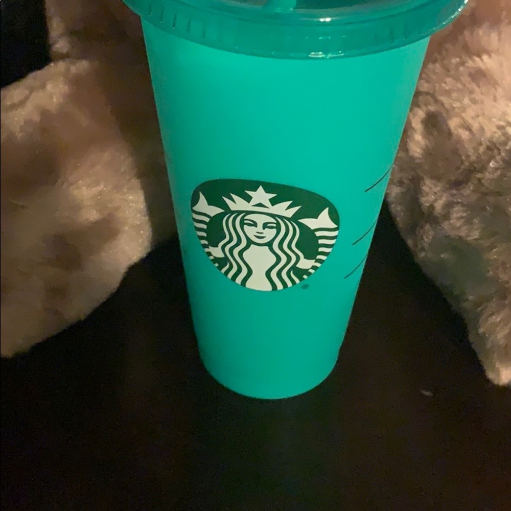 Starbucks Color Changing Green Cup
